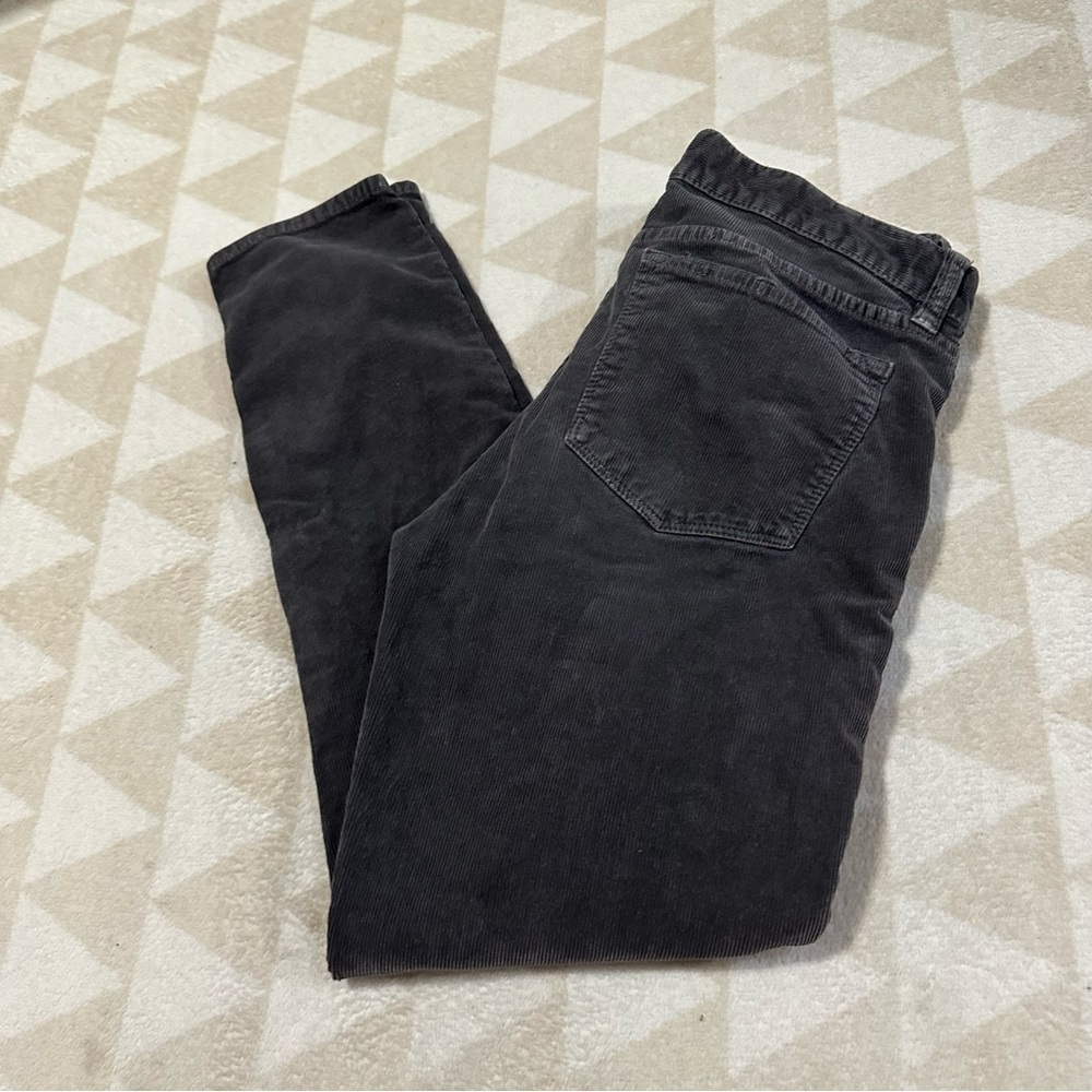 J crew corduroy gray skinny ankle pants 26